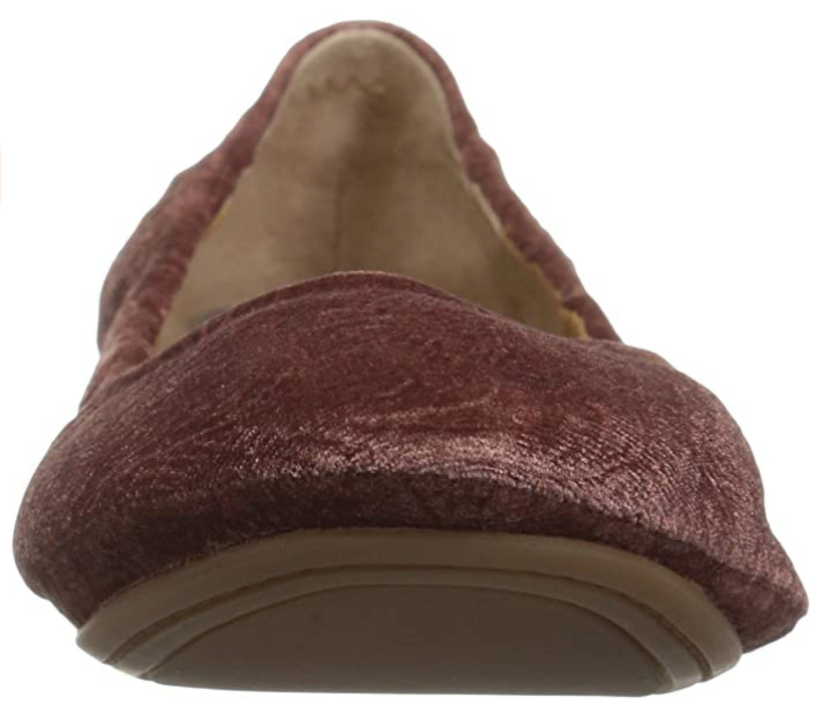 Lucky Brand Women's Emmie Ballet Flat Color: Sable Velvet Size: 8M