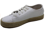 Madden Girl Women's Cannes Flatform Lace Up Sneakers  Color White Size 7