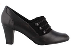 Easy Street Women's Pearl Pump Color: Black/Black Lamy Size: 10M