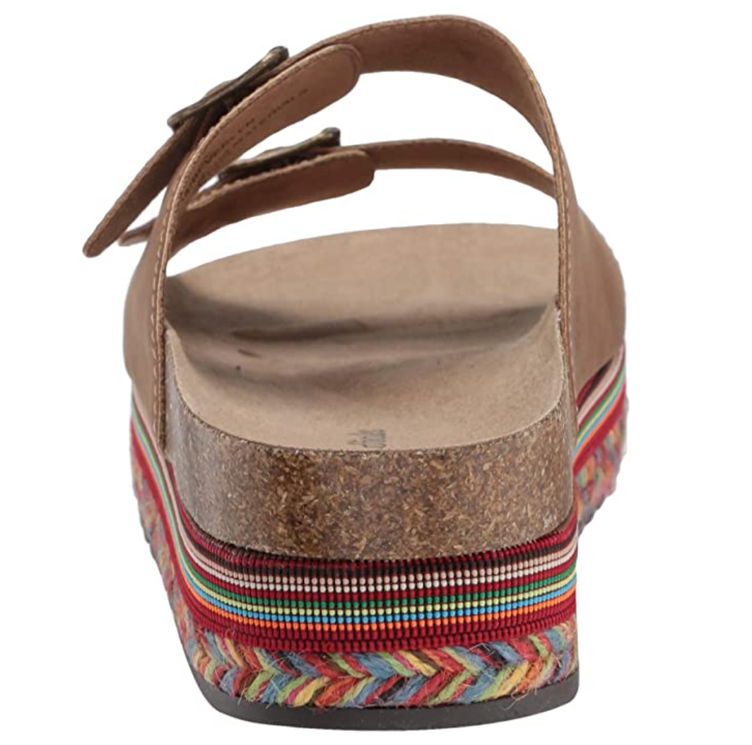 SEVEN DIALS Women's Beverlyn Slide Sandal Color: Brown/Nubuck Size: 10M