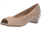 Anne Klein Women's Memory Wedge Pump Color: Taupe Size: 7.5M