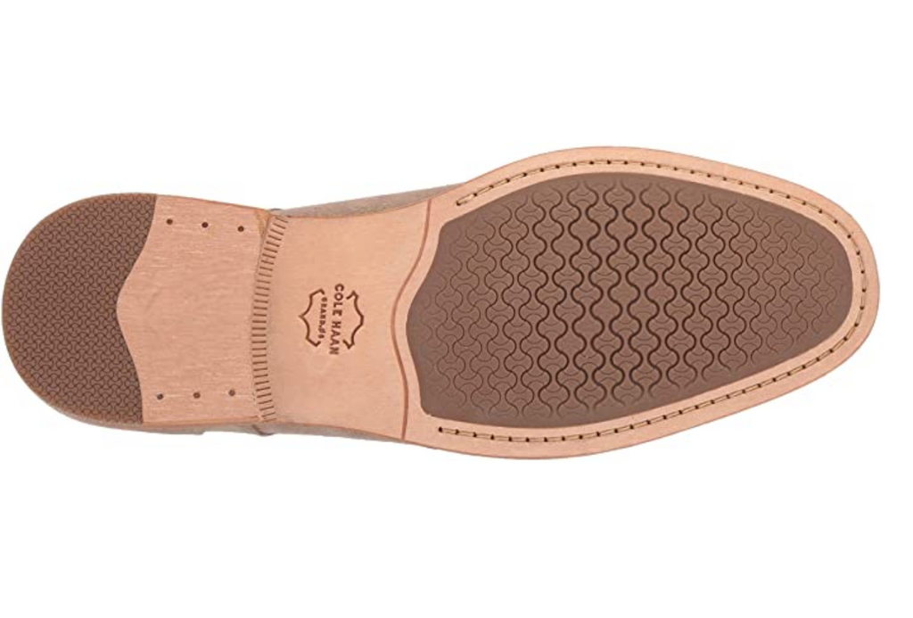Cole Haan Men's Feathercraft Grand Blucher Ox Oxfords  Desert Beige Suede Size 8