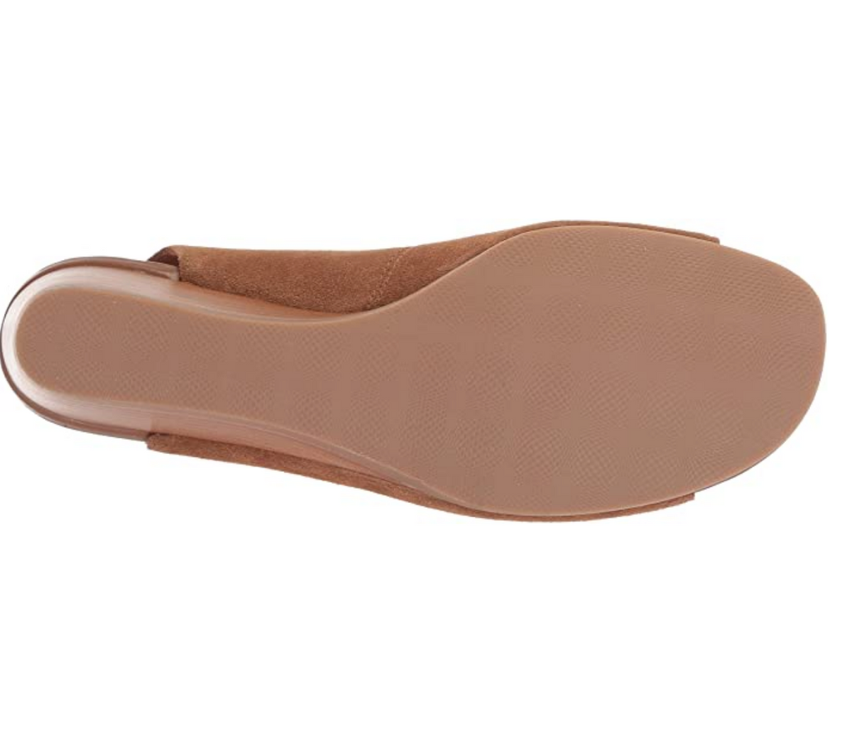 Bella Vita Women's Ingrid Wedge Sandal  Color Cognac Suede Size 6.5N