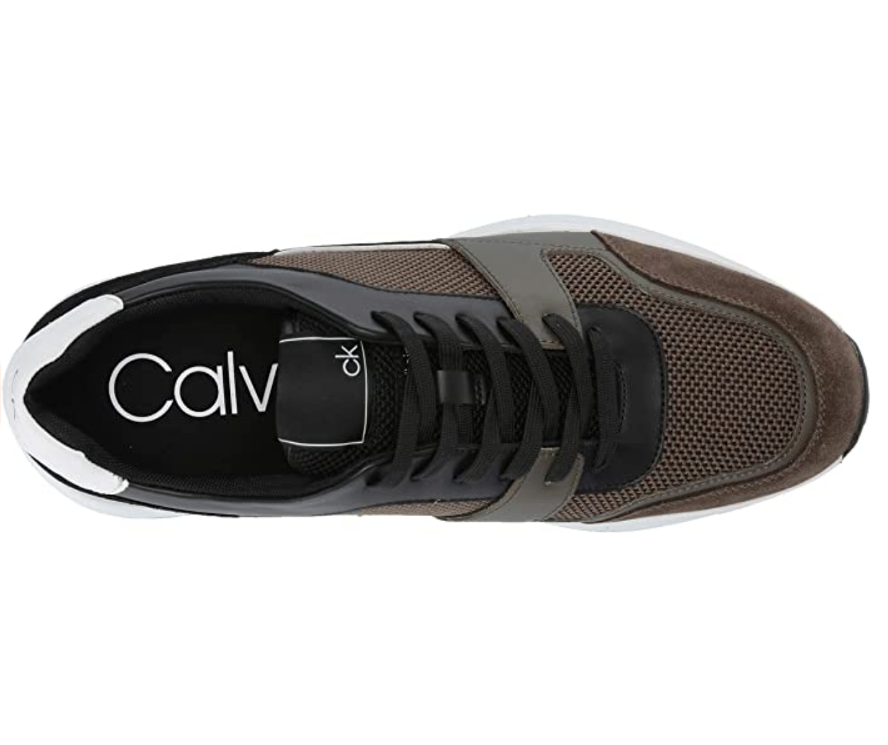 Calvin Klein Men's Dudley Sneakee  Color: Black/Camouflage  Size: 9.5M