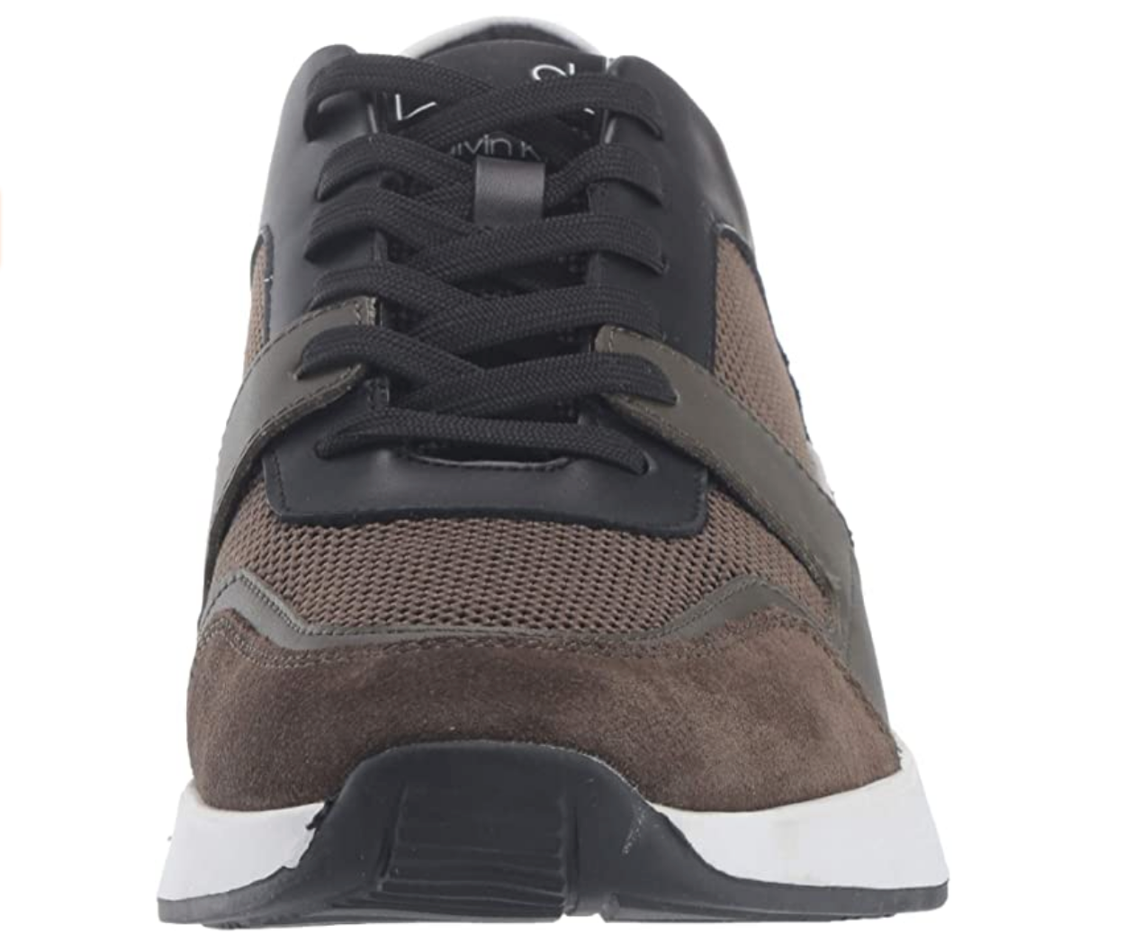 Calvin Klein Men's Dudley Sneakee  Color: Black/Camouflage  Size: 9.5M