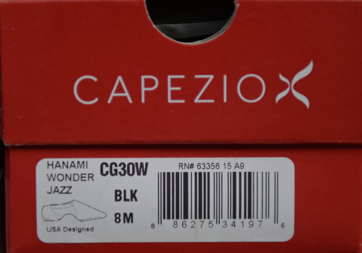 Capezio Womens Wonder Jazz Shoe Color Black Size 8M