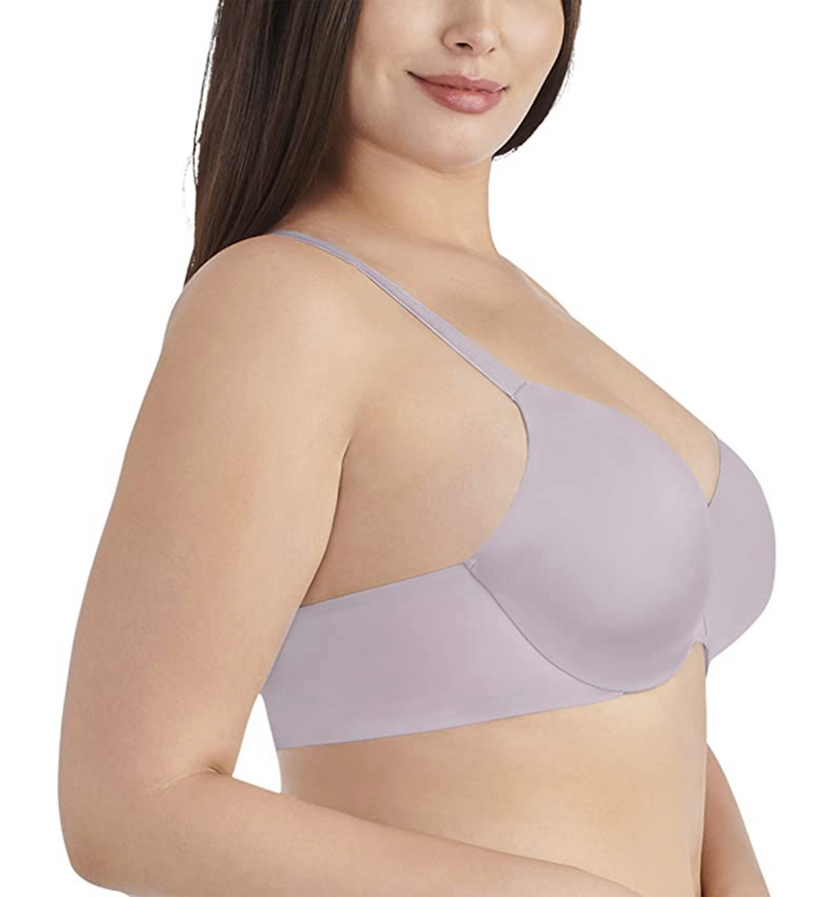 Vanity Fair Womens Nearly Invisible Full Figure Underwire Bra 76207 Size 44DD