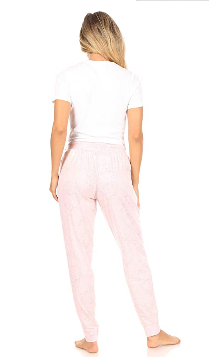 TAHARI Women's Relaxed Fit Pajama Jogger with Drawstring