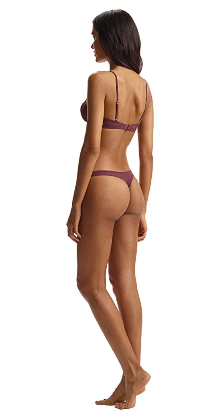 commando Chic Mesh Thong, Panties Sexy Underwear Soft Sheer