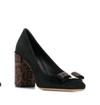 Salvatore Ferragamo Vara Bow Pumps  Color Black Size 8B