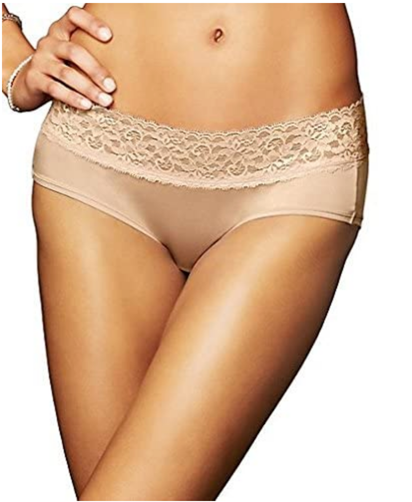 Maidenform Women's 's Dream Lace Hipster, Latte Lift, 8