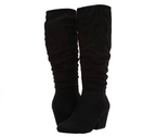 Bella Vita Women's Karen II Mid Calf Boot Color Black Suede Size 6.5N