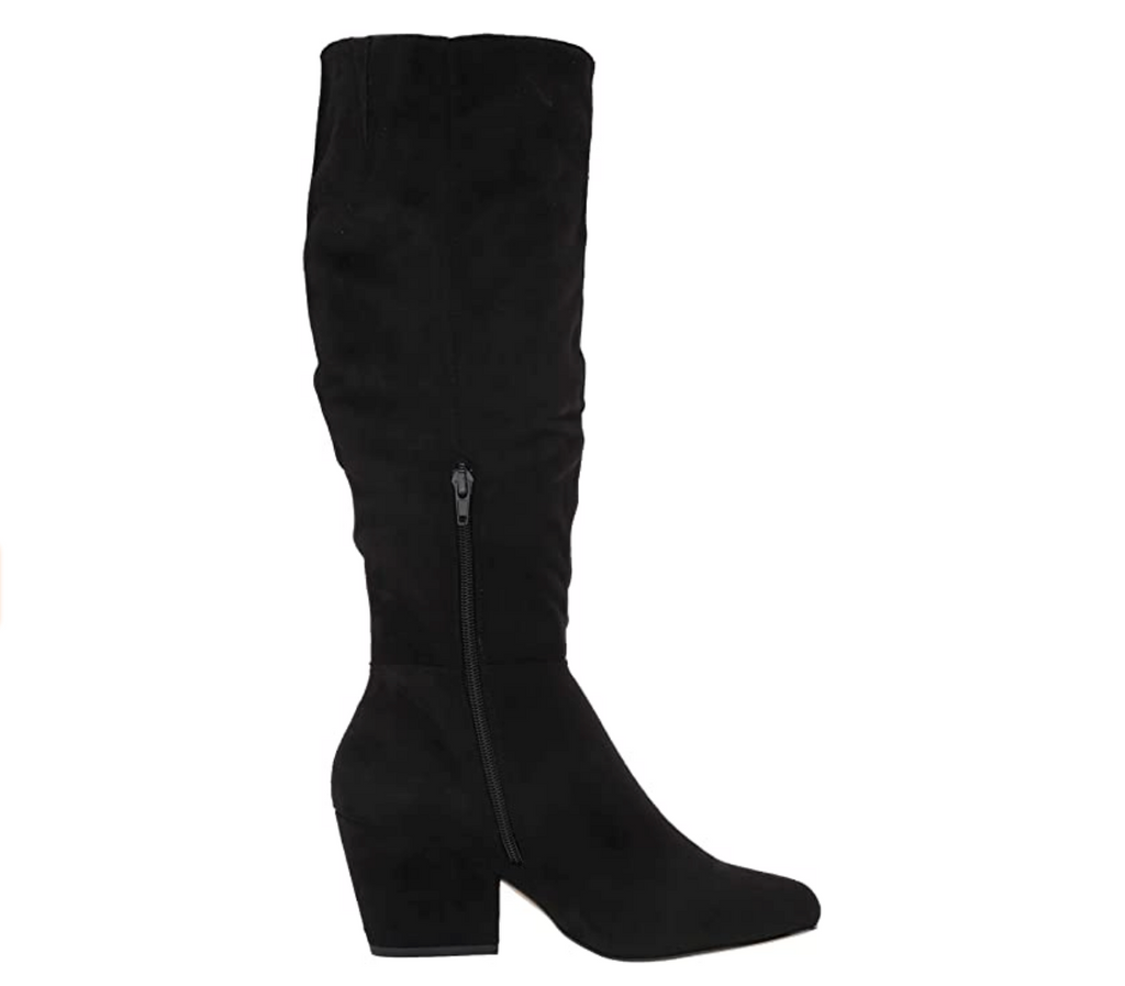 Bella Vita Women's Karen II Mid Calf Boot Color Black Suede Size 6.5N
