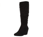Bella Vita Women's Karen II Mid Calf Boot Color Black Suede Size 6.5N