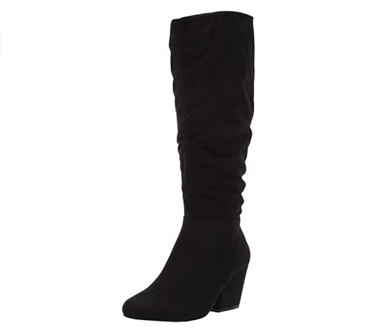 Bella Vita Women's Karen II Mid Calf Boot Color Black Suede Size 6.5N