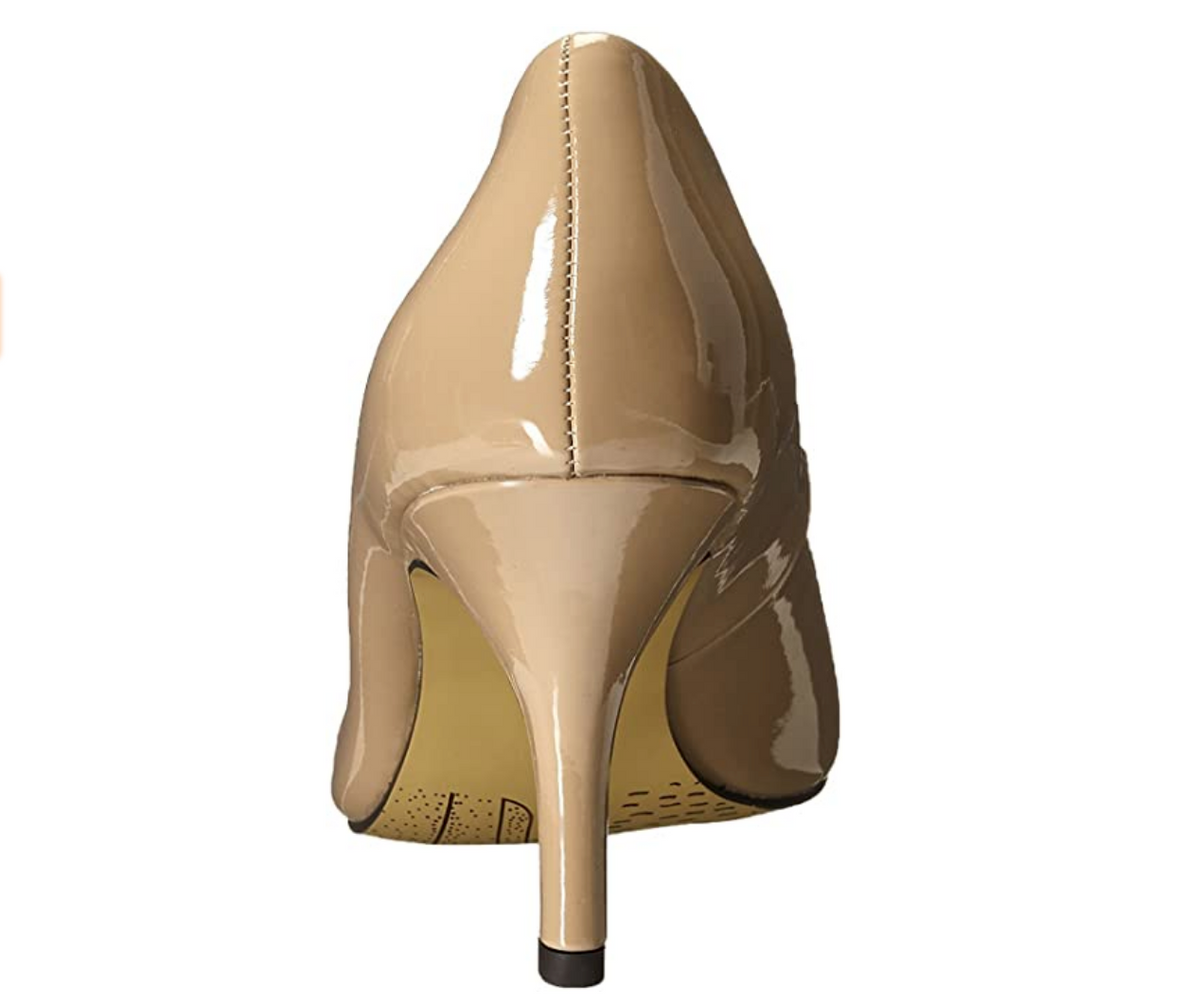 Bella Vita Women's Define II Dress Pump  Color Nude Patent Size 6M