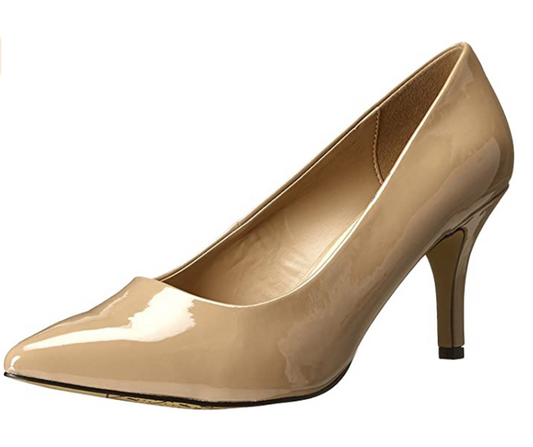 Bella Vita Women's Define II Dress Pump  Color Nude Patent Size 6M