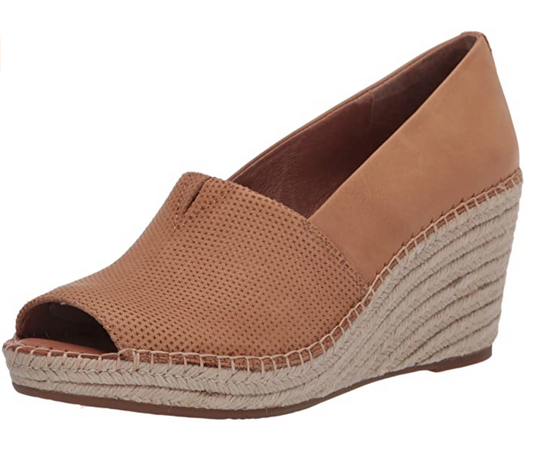 Gentle Souls by Kenneth Cole Women's Charli A-Line 2 Espadrille Wedge Sandals  Color Tan Size 10M