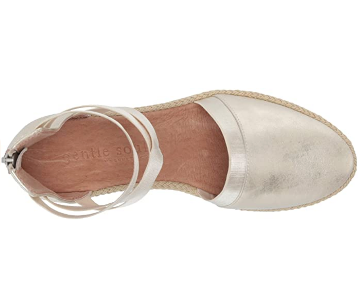 Gentle Souls by Kenneth Cole Women's Noa-Beth Sandals  Color Ice Gold Size 5.5M