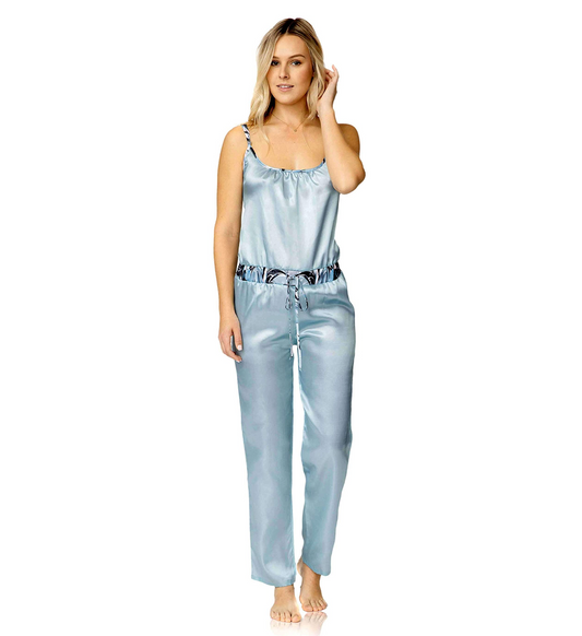 Honey Minx Women's Harper Jumpsuit Sleep Set  Size: S/M