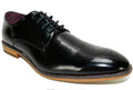 Steve Madden Men's Cratik Box Medallion Derby Oxfords  Color Black Size 10.5