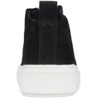 Eileen Fisher Women's Greta Sneaker Booties Black Nubuck Size 6