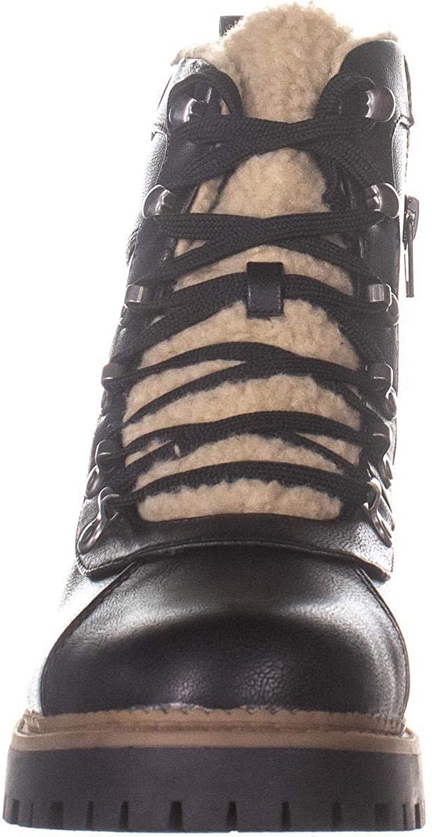 Style & Co Morggan Lace-Up Combat Booties  Color Black Size 8M