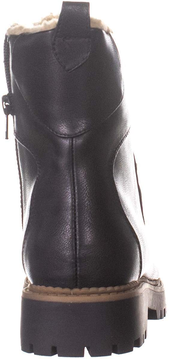 Style & Co Morggan Lace-Up Combat Booties  Color Black Size 8M
