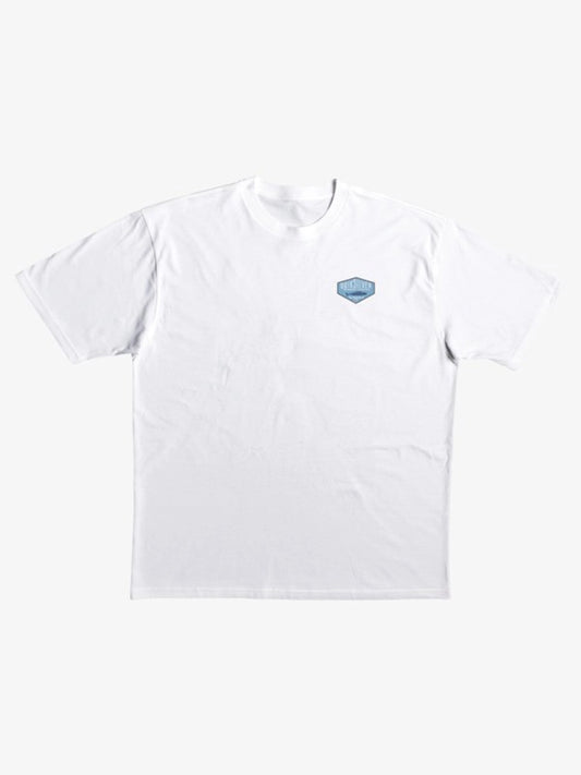 Quiksilver Mens Mini Wahoo T-shirt  Color White Size S