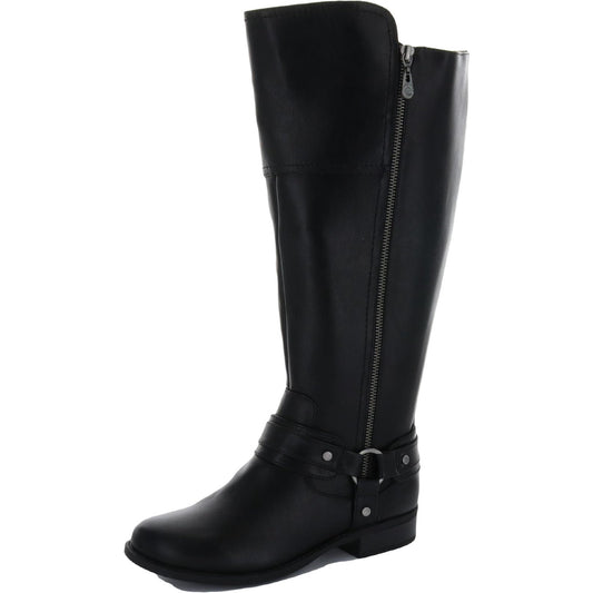 GBG Los Angeles Womens Harlea Wide Calf Riding Boots  Color Black Size 7.5M WC