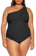 BECCA Fine Line One-Piece Swimsuit  Color Black Size 0X
