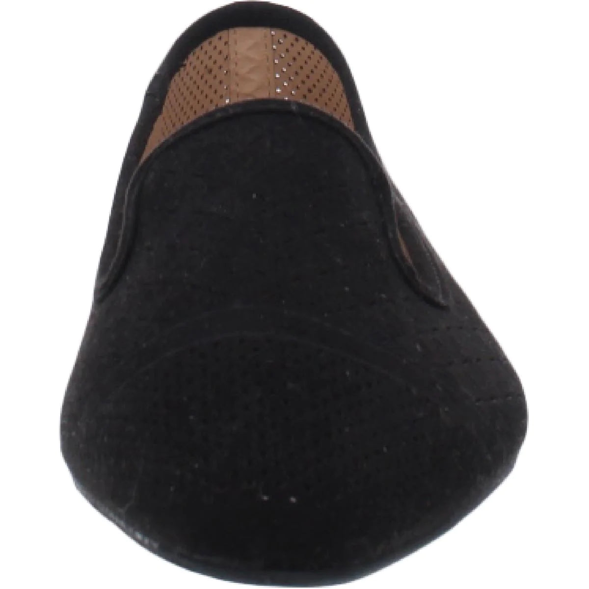 XOXO VANCE WOMENS FAUX SUEDE SLIP ON FLATS  COLOR Black Size 5.5M