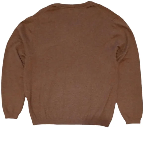 Weatherproof Vintage Men's V-Neck Sweater  Color Wood Heather Size M