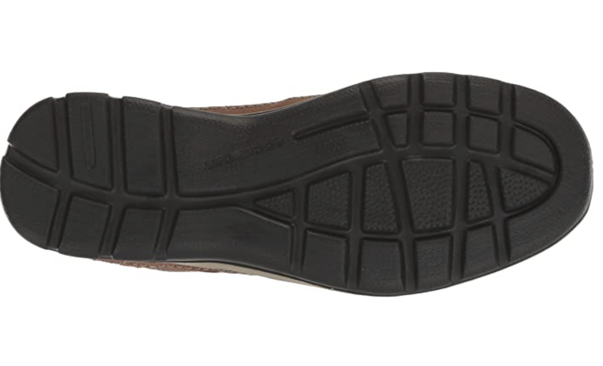 Rockport Men's Get Your Kicks Mudguard Blucher Shoes Size: 11.5 M Color: Tan Embossed