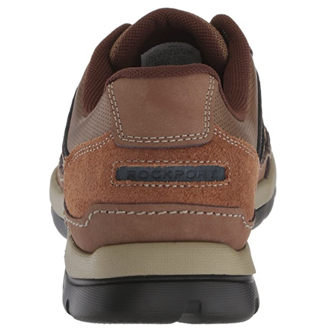 Rockport Men's Get Your Kicks Mudguard Blucher Shoes Size: 11.5 M Color: Tan Embossed
