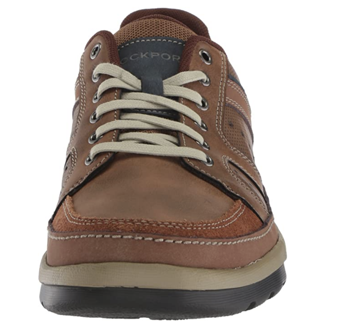 Rockport Men's Get Your Kicks Mudguard Blucher Shoes Size: 11.5 M Color: Tan Embossed