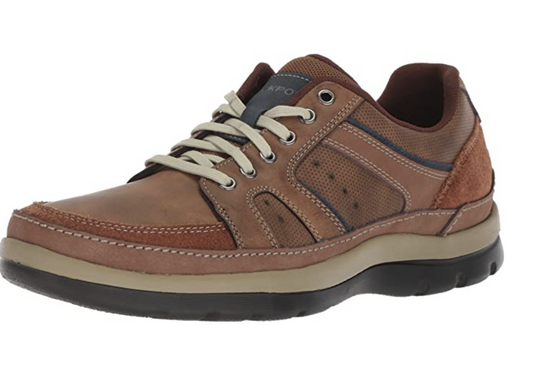 Rockport Men's Get Your Kicks Mudguard Blucher Shoes Size: 11.5 M Color: Tan Embossed