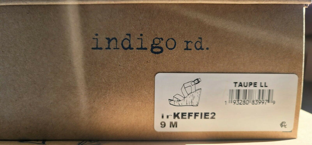 Indigo Rd. Wedge Keffie Beige Sandals 140 IRKEFFIE2 Size 10M