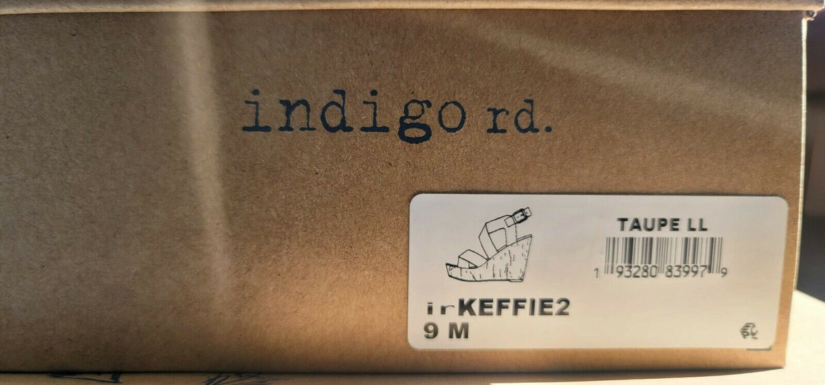 Indigo Rd. Wedge Keffie Beige Sandals 140 IRKEFFIE2 Size 10M
