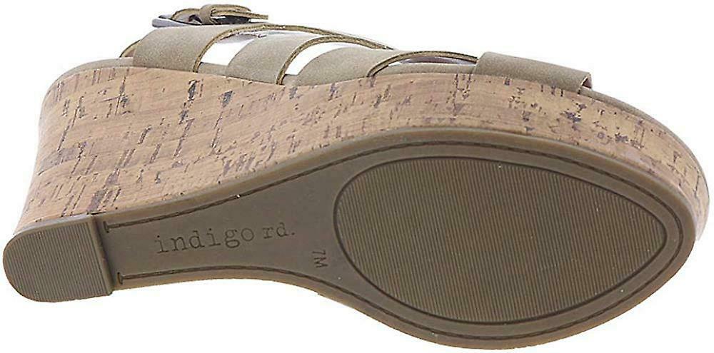 Indigo Rd. Wedge Keffie Beige Sandals 140 IRKEFFIE2