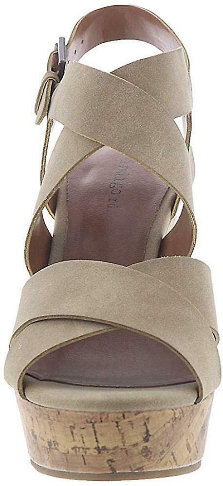 Indigo Rd. Wedge Keffie Beige Sandals 140 IRKEFFIE2 Size 10M