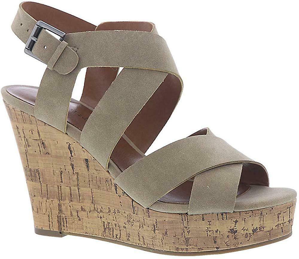 Indigo Rd. Wedge Keffie Beige Sandals 140 IRKEFFIE2 Size 10M
