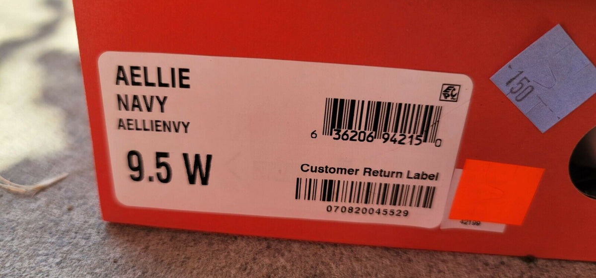American Rag Womens Aellie Navy Close Toe Flats AELLIENVY Size 9.5W