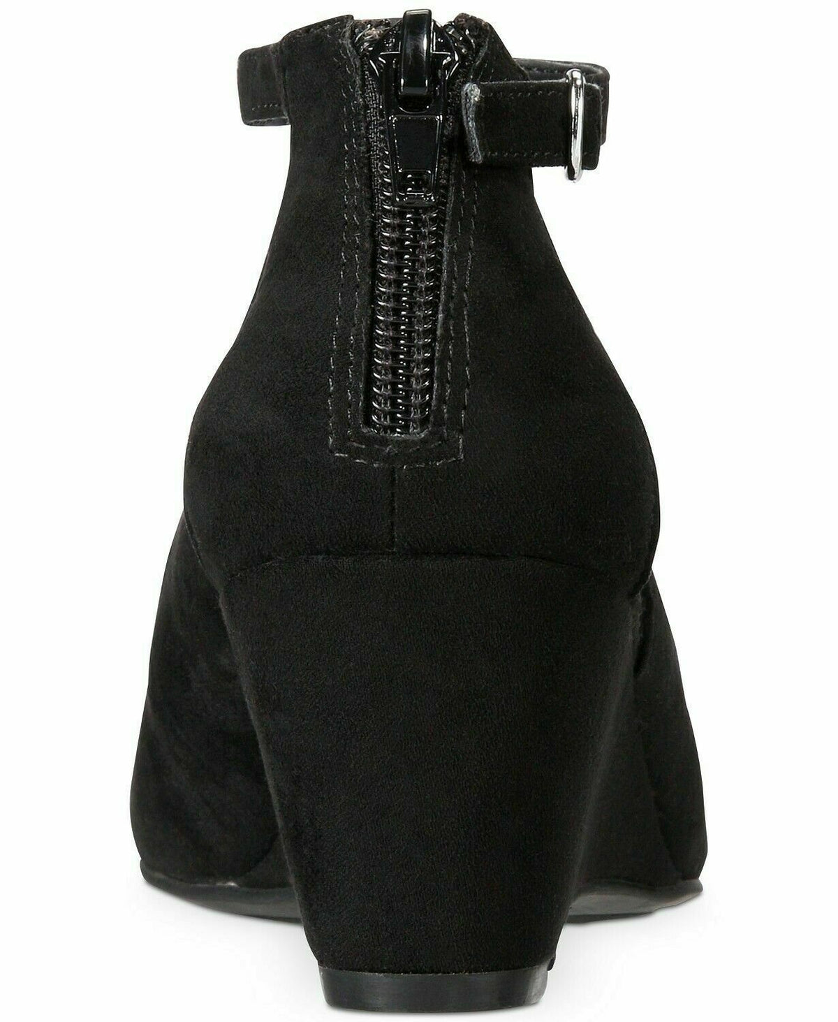 American Rag Womens Miley Fabric Closed Toe Ankle Strap Black AMILEYBLK Size 9.5M