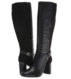 Bandolino Women's Tall Fashion Boot Color Dark Brown Leather Size 9