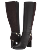 Bandolino Women's Tall Fashion Boot Color Dark Brown Leather Size 9
