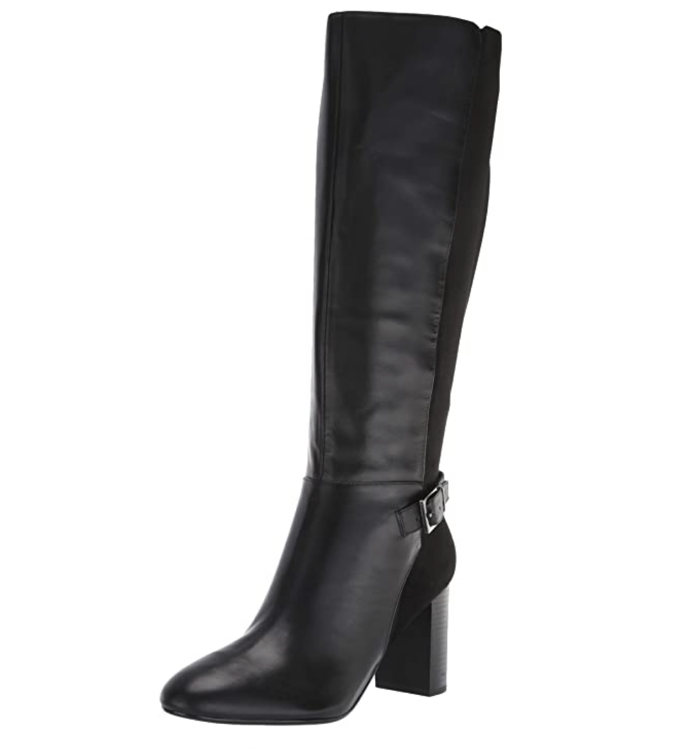 Bandolino Women's Tall Fashion Boot Color Dark Brown Leather Size 9