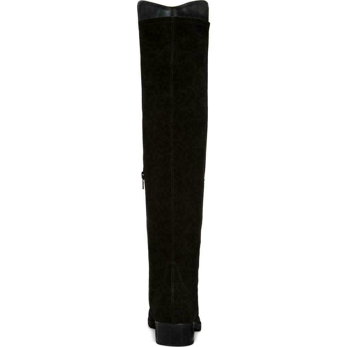 Material Girl Womens Webby Black Over-The-Knee Boots
