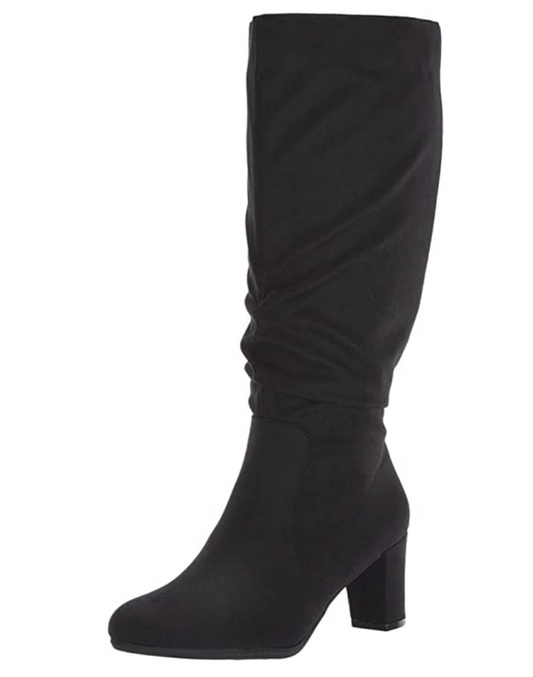 LifeStride Women's, Maltese Boot - Wide Shaft Size: 11 W Color: Black