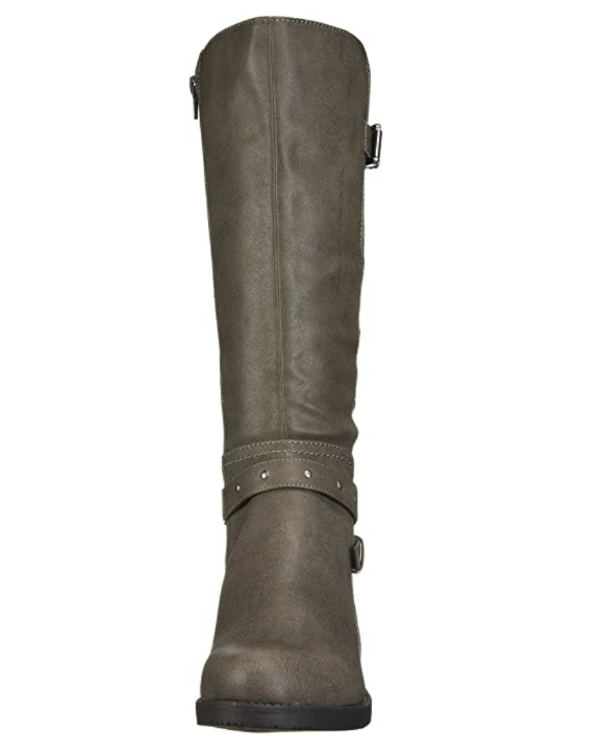 Naturalizer SOUL Women's Shoes Vikki Almond Toe Knee High Fashion Boots Size: 8 W Color: Grey
